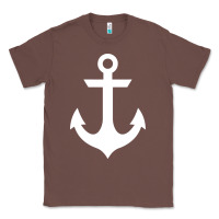 Chestnut preppy nautical anchor Classic Tee - artisFamous