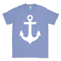 Colony Blue preppy nautical anchor Classic Tee - artisFamous