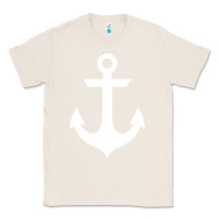 Natural preppy nautical anchor Classic Tee - artisFamous