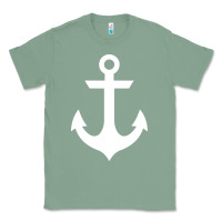 Sage preppy nautical anchor Classic Tee - artisFamous