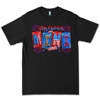 Black american mini Premium Tee - CowhideDigitalArt