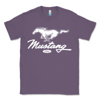 Lavender mustang pony script Classic Tee - artisFamous