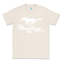 Natural mustang pony script Classic Tee - artisFamous