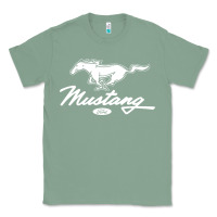 Sage mustang pony script Classic Tee - artisFamous
