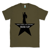 Army Green here comes the general rise up Classic Tee - artisFamous