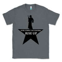 Charcoal Heather here comes the general rise up Classic Tee - artisFamous