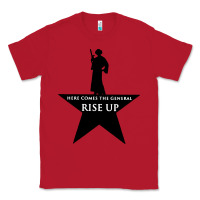 Red here comes the general rise up Classic Tee - artisFamous