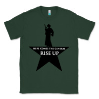 Sports Green here comes the general rise up Classic Tee - artisFamous