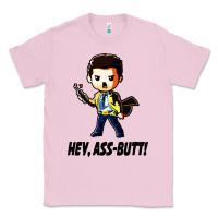 Bubblegum Pink hey, ass butt Classic Tee - artisFamous