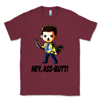 Burgundy hey, ass butt Classic Tee - artisFamous