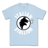 Dusty Blue italian stallion Classic Tee - artisFamous