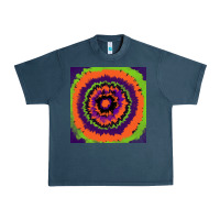 Midnight Navy halloween tie  dye pattern Urban Heavy Tee - RanaPortraitStore