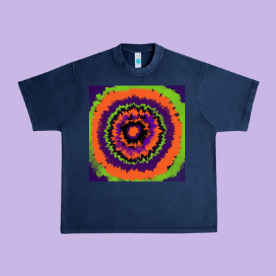 Halloween Tie  Dye Pattern Urban Heavy Tee Designed By Ranaportraitstore