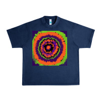 Navy halloween tie  dye pattern Urban Heavy Tee - RanaPortraitStore