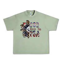 Oil Green god bless the usa Urban Heavy Tee - SublimationCraftShop