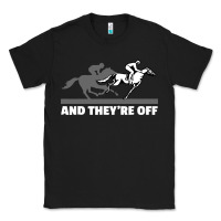 Black horse racing Classic Tee - artisFamous