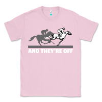 Bubblegum Pink horse racing Classic Tee - artisFamous