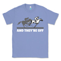 Colony Blue horse racing Classic Tee - artisFamous