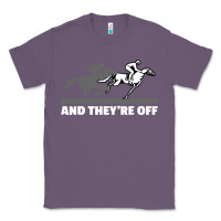 Lavender horse racing Classic Tee - artisFamous