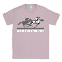 Lilac horse racing Classic Tee - artisFamous