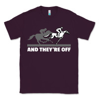 Plum horse racing Classic Tee - artisFamous