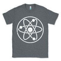 Charcoal Heather Atomic Atom Symbol Classic Tee - artisFamous