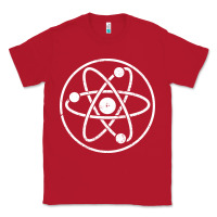 Red Atomic Atom Symbol Classic Tee - artisFamous