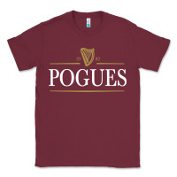 Burgundy The Pogues 1982 Classic Tee - artisFamous