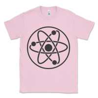 Bubblegum Pink Atomic Atom Symbol Classic Tee - artisFamous