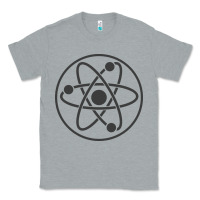 Heather Grey Atomic Atom Symbol Classic Tee - artisFamous