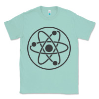 Seafoam Atomic Atom Symbol Classic Tee - artisFamous