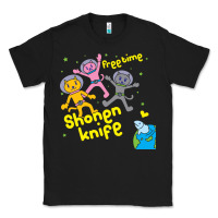 Black Shonen Knife Free Time Classic Tee - artisFamous