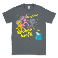 Charcoal Heather Shonen Knife Free Time Classic Tee - artisFamous
