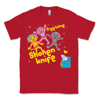 Red Shonen Knife Free Time Classic Tee - artisFamous