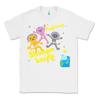 White Shonen Knife Free Time Classic Tee - artisFamous