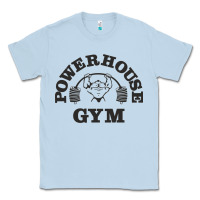 Dusty Blue power hause gym Classic Tee - artisFamous