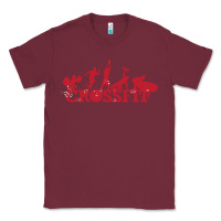 Burgundy crossfit gym Classic Tee - artisFamous