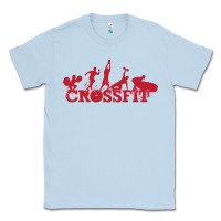 Dusty Blue crossfit gym Classic Tee - artisFamous