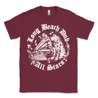 Burgundy Long Beach Dub All STars Classic Tee - artisFamous