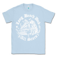 Dusty Blue Long Beach Dub All STars Classic Tee - artisFamous