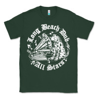 Sports Green Long Beach Dub All STars Classic Tee - artisFamous