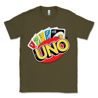 Army Green uno funny game Classic Tee - artisFamous