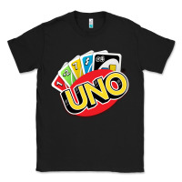 Black uno funny game Classic Tee - artisFamous