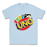 Dusty Blue uno funny game Classic Tee - artisFamous
