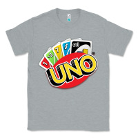 Heather Grey uno funny game Classic Tee - artisFamous