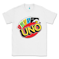 White uno funny game Classic Tee - artisFamous