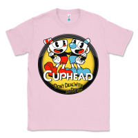 Bubblegum Pink Cuphead Classic Tee - artisFamous