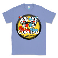 Colony Blue Cuphead Classic Tee - artisFamous