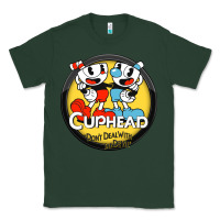 Sports Green Cuphead Classic Tee - artisFamous