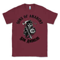Burgundy sons of anarchy san andreas Classic Tee - artisFamous